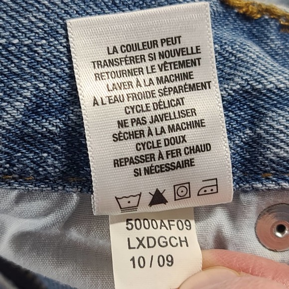 Aeropostale Jeans NOS Y2K Denim Mens 27/28 Distressed Benton Bootcut Light - Picture 8 of 15